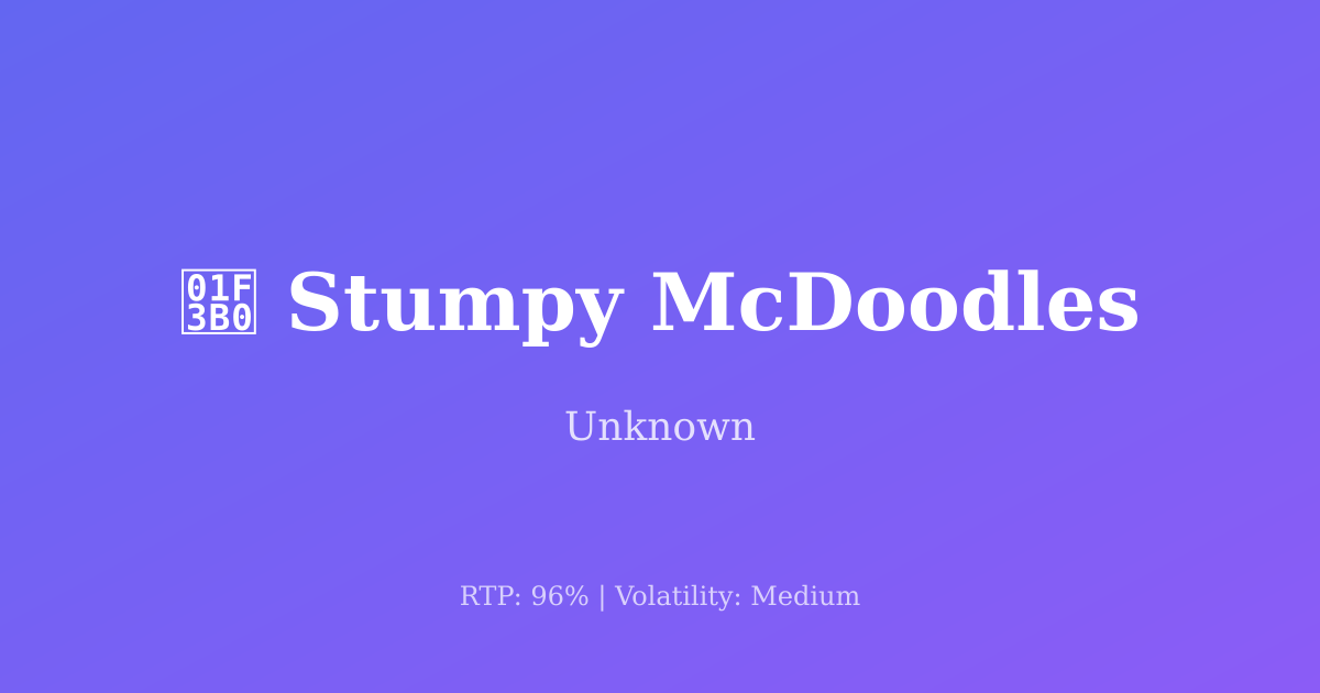 Stumpy McDoodles